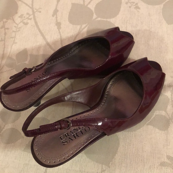 Franco Sarto Brown Patent Leather Shoes! - Picture 4 of 4